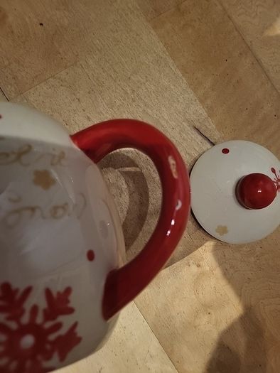 Christmas teapot