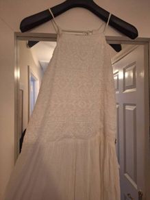 Fabulous white Superdry jumpsuit