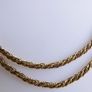 Vintage Solid 9Ct Yellow Gold 375 Rope Chain length 20" - 7g Image 4