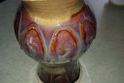 Lovely Kilkenny pottery vase hand painted