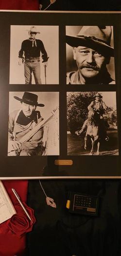 John Wayne Metal Framed Picture