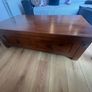 Wooden Coffee Table with Drawers Image 2
