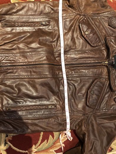 Superior New York Waxed Leather Jacket size-M