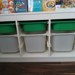IKEA Trofast drawer & shelving units x2 with plastic storage boxes