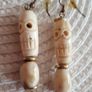 Halloween Skeleton drop earrings Image 2