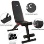 Folding Weight Bench Multifunction Adjustable Recliner Bench Sit-up Ab Abs Home Office, 7 Position Adjustable Backrest, Unisex-Adult Image 2