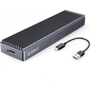 ORICO M.2 SSD Enclosure for Sata and NGFF and NVMe M.2 Storage Devices Aluminum USB 3.1 Gen 2 Type-C 5Gbps