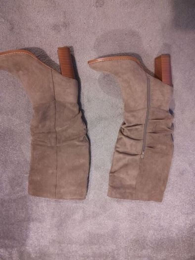 Next Nude tall boots - size 6.5