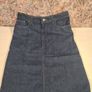 Vintage Ralph Lauren Polo Denim Knee Skirt Midi Size 2  Waist 30 Inch Image 4
