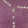 Italian made Crystal Rosary Beads Image 3