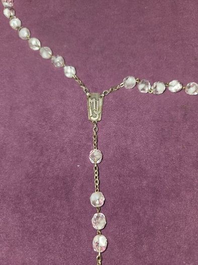 Italian made Crystal Rosary Beads