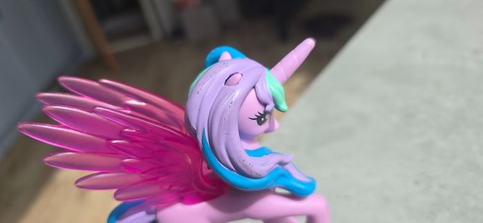 Large 5 inch Princess Celestia Moulded Vinyl Figure MLP G4 My Little Pony 2010
