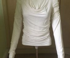 Cream top with lace