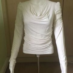 Cream top with lace