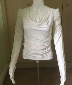 Cream top with lace