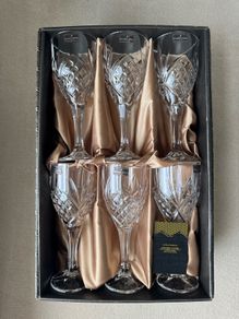 Killarney Crystal Glasses Set of 6