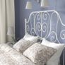 IKEA Leirvik iron double bed frame (white) Image 5
