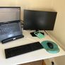 White folding wall desk Image 2