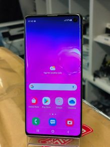 Samsung Galaxy S10 128GB Dual Sim LOCKED TO THREE Network Black (LCD has a crack)