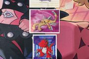 Vintage Digimon Magic Box Sticker Lot