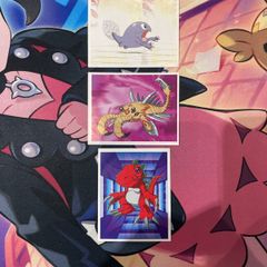 Vintage Digimon Magic Box Sticker Lot