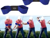 Golf Swing Trainer Aid Grip Secret Arm Band Trainer Value 1/2 Pack, Golf Training Aids Professional Motion Posture Correction Belt For Men Women Kids