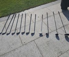 Full set of golf clubs