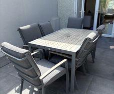 Outdoor table and chairs