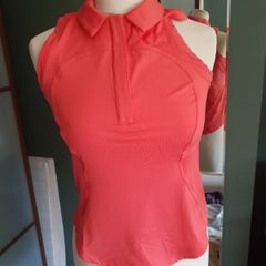 Lulu Lemon Running T Shirt, Peaked Hat, Hair Band and Carrier Bag