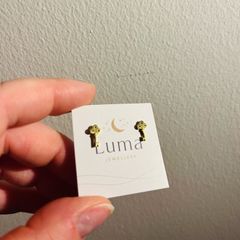 Miniature Magic Key Earrings NEW