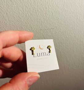 Miniature Magic Key Earrings NEW