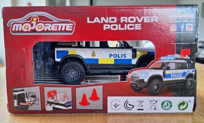 Majorette Land Rover Toy Police Cars