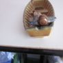 Vintage Wade Porcelain Fishing Man Asleep In Boat Figure Image 6