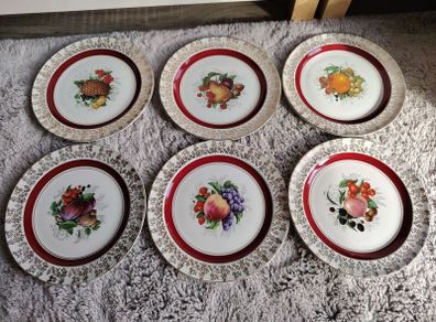 Old Foley 6x vintage plates