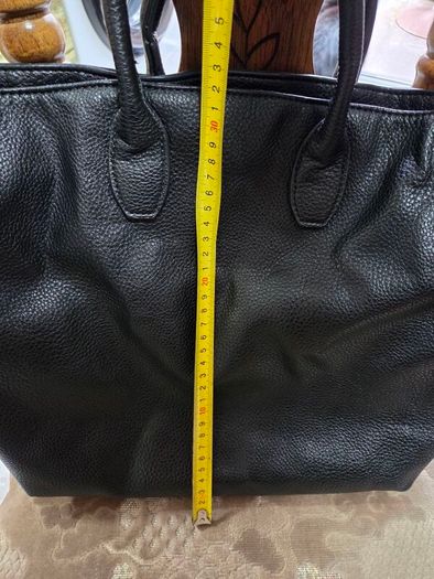 Pierre Cardin leather women bag black