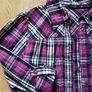 Long Checked Shirt.  Age 11-12 Image 2