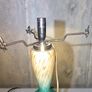 Stunning French mottled glass lamp Image 3