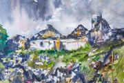 abandoned Ireland watercolour