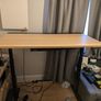 IKEA MITTZO Electric height adjustable standing desk - oak effect top Image 2