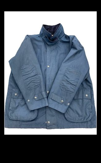 VINTAGE PG Field Navy Padded Wax Jacket Size XL