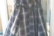 Black Check Dress
