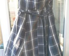 Black Check Dress