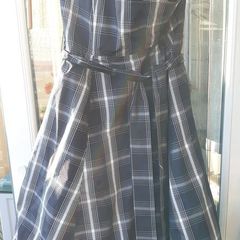 Black Check Dress