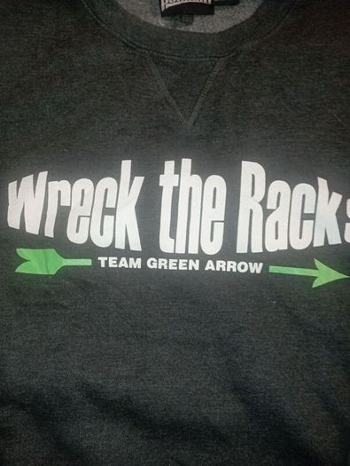 Wreck the rack sweatshirt size large