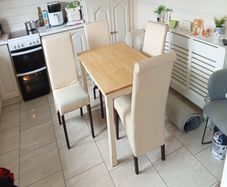 kitchen dining table and 4 chairs