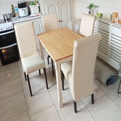 kitchen dining table and 4 chairs, quick sale!!!!