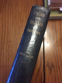 Poems and ballads Swinburne first series
