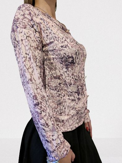 Animal-patterned blouses