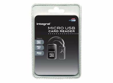 Integral Micro SD MicroSD USB Memory Card Reader INCRMSDMINIUSB