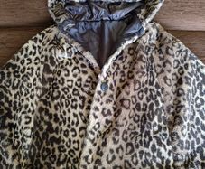girls fur cape  8 yo